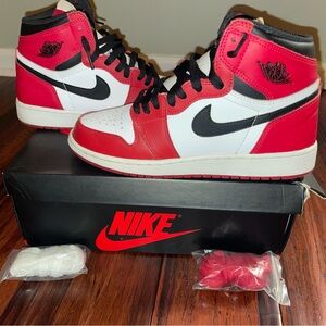 Nike Air Jordan 1 Retro High OG Chicago 2015 size 6.5Y GS Bulls 575441-101 rare